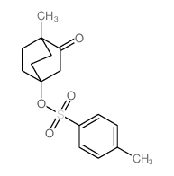 Bicyclo[2.2.2]octan-2-one,1-methyl-4-[[(4-methylphenyl)sulfonyl]oxy]- structure