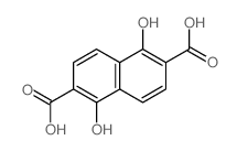 2,6-Naphthalenedicarboxylicacid, 1,5-dihydroxy- structure