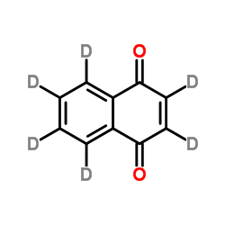 1,4-萘醌-D6结构式