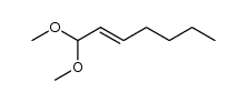 2-Heptenal dimethyl acetal Structure