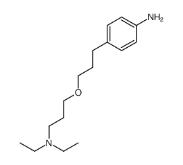 p-[2-[3-(Diethylamino)propoxy]propyl]aniline结构式