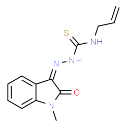 1-METHYLISATIN, 3-(4-ALLYLTHIOSEMICARBAZIDE)结构式