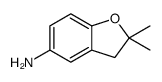 2,2-dimethyl-3H-1-benzofuran-5-amine结构式