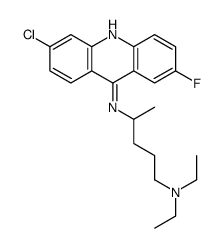 fluoroquinacrine Structure