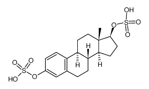 estradiol 3,17-disulfate结构式