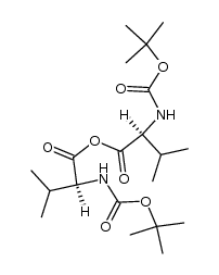 N-t-butoxycarbonyl-L-valine anhydride结构式