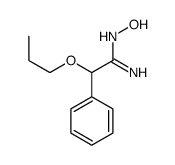 N1-Hydroxy-2-propoxy-2-phenylacetamidine Structure