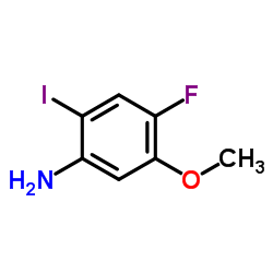 4-Fluoro-2-iodo-5-methoxyaniline Structure