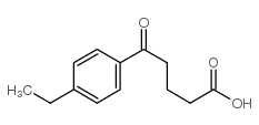 5-(4-乙基苯基)-5-氧代戊酸结构式
