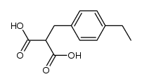 4-ethylbenzylmalonic acid结构式