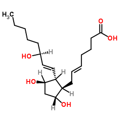5-反式前列腺素F2β结构式