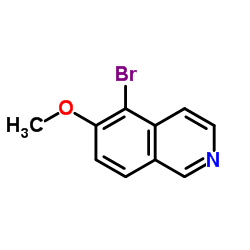 5-溴-6-甲氧基异喹啉结构式