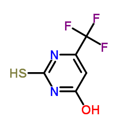2-sulfanyl-6-(trifluoromethyl)pyrimidin-4-ol Structure