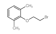 2-(2-溴乙氧基)-1,3-二甲基苯结构式