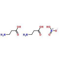 Beta-Alanine Nitrate 2:1 structure