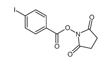 1-[(4-碘苯甲酰基)氧基]-2,5-吡咯烷二酮结构式