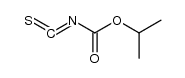 2-propyloxycarbonylisothiocyanate Structure