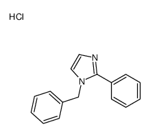 1-苄基-2-苯基咪唑盐酸盐结构式