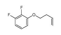 1-but-3-enoxy-2,3-difluorobenzene结构式