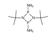 1,3-Di-tert-butyl-[1,3,2,4]diazadiphosphetidine-2,4-diamine Structure