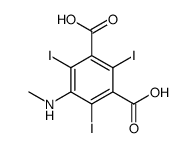 2,4,6-triiodo-5-(methylamino)benzene-1,3-dicarboxylic acid结构式