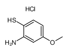 2-amino-4-methoxy-benzenethiol, hydrochloride结构式