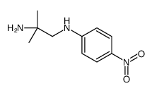 2-甲基-N1-(4-硝基苯基)-1,2-丙二胺结构式