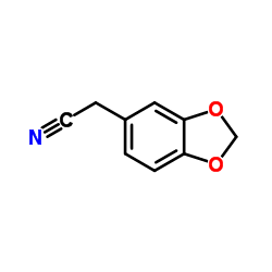 3,4-亚甲二氧基苯乙腈结构式