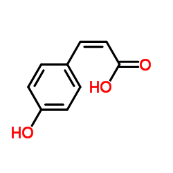 cis-4-coumaric acid structure