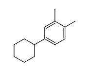 4-Cyclohexyl-o-xylene结构式
