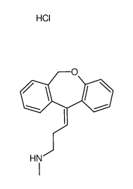 (E)-3-(Dibenzo[b,e]oxepin-11(6H)-ylidene)-N-methylpropan-1-aminehydrochloride(DoxepinImpurity) Structure