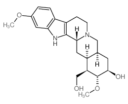 Yohimban-16-methanol,18-hydroxy-11,17-dimethoxy-, (3b,16b,17a,18b,20a)- (9CI) Structure