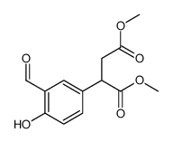 2-(3-溴-5-甲酰基-4-羟基苯基)琥珀酸二甲酯结构式