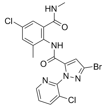 氯虫苯甲酰胺结构式
