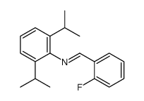 N-[2,6-di(propan-2-yl)phenyl]-1-(2-fluorophenyl)methanimine Structure