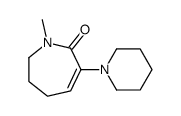 1-methyl-6-piperidin-1-yl-3,4-dihydro-2H-azepin-7-one Structure