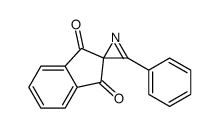3-phenylspiro[azirine-2,2'-indene]-1',3'-dione结构式