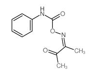 2,3-Butanedione,mono[O-[(phenylamino)carbonyl]oxime] (9CI)结构式
