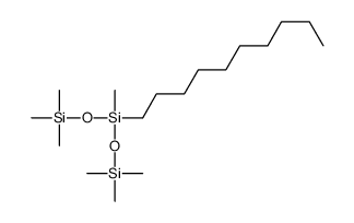 decyl-methyl-bis(trimethylsilyloxy)silane Structure