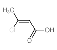 3-Chlorocrotonic acid Structure