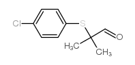2-[(4-氯苯基)磺酰基]-2-甲基丙醛结构式