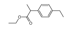 Ethyl 2-(4-ethylphenyl)propanoate结构式