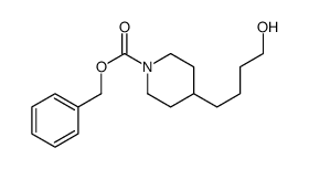 4-(1-Cbz-4-哌啶基)-1-丁醇结构式