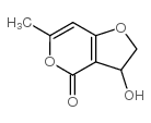 3-羟基-6-甲基-2,3-二氢-4H-呋喃并[3,2-c]吡喃-4-酮结构式