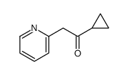 1-环丙基-2-(2-吡啶)-乙酮结构式