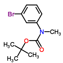 2-Methyl-2-propanyl (3-bromobenzyl)carbamate结构式