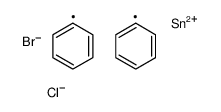bromo-chloro-diphenylstannane Structure