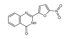 2-(5-NITROFURAN-2-YL)QUINAZOLIN-4(3H)-ONE结构式