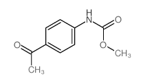 Carbamic acid, N-(4-acetylphenyl)-, methyl ester结构式