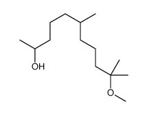 10-methoxy-6,10-dimethylundecan-2-ol Structure